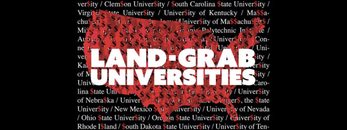 Living Democracy Talk Land Grab U Land Grant Universities And