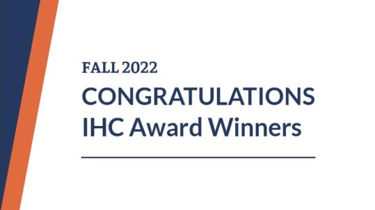 Fall 2022 Award Winners