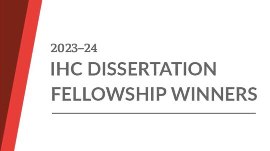 Dissertation Fellowship Winners 2023-24