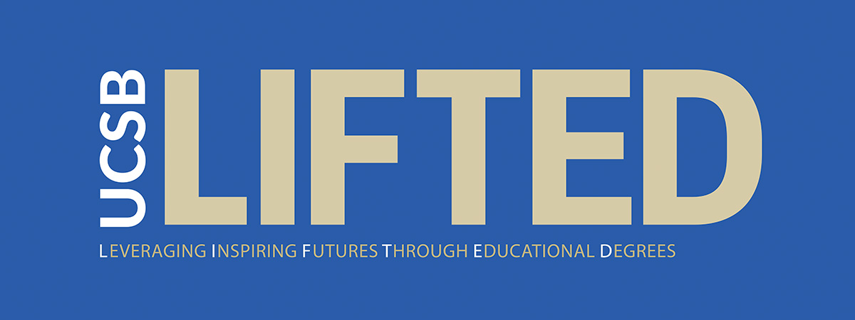 UCSB LIFTED (Leveraging Inspiring Futures Through Educational Degrees) logo